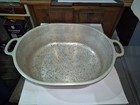 Century Silver Seal Vintage Hammered Aluminum Roaster W lid 12 Inch Ot26