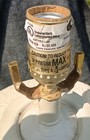 One Tall Wrought Iron Scrolled plaster Heavy Portable Lamp Sun Val  Ca 15 Lb Ea