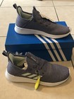 Adidas Unisex Kids Cloudfoam Pure Running Shoes Size 5 5 Blue   Mint - New
