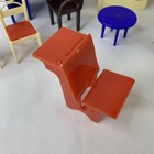 Vintage 1950   s Renwal Plastic Dollhouse Furniture Large Lot Miniature