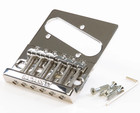 Nickel Badass T1 Bridge For Vintage Fender Telecaster   Tele   Guitar Tb-5101-001