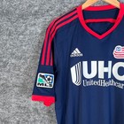 Adidas Mls New England Revolution Blue White Football Soccer Jersey Mens Large