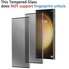 For Samsung Galaxy S23 S21 Ultra S24 S22 Tempered Glass Screen Protector Privacy