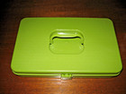 Vtg Wil-hold Green Sewing Box Thread Spool Holder Wilson Mfg Plastic Sunbury Pa
