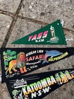 3 Vintage Felt Pennant  Australia 1960   s 17    Long 