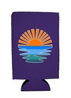 Retro Sunset 16 Oz Neoprene Collapsible Can Coolie  Tallboy  Pounder