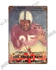 1955 Football Championship Program Metal Tin Sign Tavern Garage