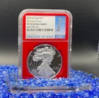 Mint  Proof 2019 W  1 Silver Eagle First Day Of Issue Ngc Pf70 Uc Rare Red Core 