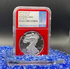 Mint  Proof 2019 W  1 Silver Eagle First Day Of Issue Ngc Pf70 Uc Red Core Wow