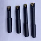1 2  Indexable Boring Bar Set Lathe Round Shank Bars For Tcmt Insert 4pcs Set