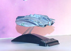 Titanium Battlestar Galactica Classic Cylon Raider Diecast  pre-owned  Rare 
