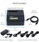 Startech Sdock1eu3p2 Usb 3 0 Standalone Eraser Dock 2 5 3 5  Sata Ssd hdd Drives