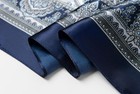 35  Men s Silk Cowboy Scarf  Oversized Western Bandana  Large Square  Gift Box