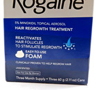 Men s Rogaine 5  Minoxidil Topical Aerosol Hair Regrowth Treatment Vertex Nib