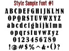 Custom Personalized Vinyl Lettering Name Decal Sticker Car Window Tumbler Flask