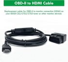 Us Obd2 To Hdmi Monitor Interface Cable Fits For Edge Cs2 Cts2 Cts3 Replacement