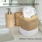 Stylish Cotton Tissue Box Cover a Beautiful Holder Instantly Covers Your Square