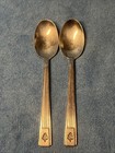 Vintage Lot Of 2 Statler Hilton Hotel Spoons International Silver Co 4 5 