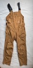 Truewerk T1 Overalls Men   s L Short Sand Work Bib Knee Pads 30    Inseam