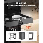 Uimoso 2u Rack Mount Drawer  Lockable  50 Lbs Capacity For 19-inch Server Rack