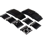 100 Pcs Black Earring Display Hang Flocked Cards 2 X 2 Inch Jewelry Hanging Card