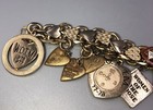 Vintage 1970 s W o  T  M  Charm Bracelet Woman Of The Moose
