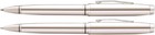 Department Of State Cross Coventry Polished Chrome Pen   Pencil Set