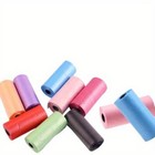 Dog Poop Bags Paw Print Pet Waste  Poopbag Clean Up Refills Roll  15 150 Bags 