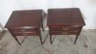  Pair Ethan Allen Georgian Court Cherry Nightstands Tables 