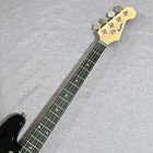 4-string Black Jazz Bass Electric Guitar With Red Pickguard Ss Pickups Solid