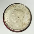 Vintage 1941 Great Britain 1 Shilling  500 Silver Coin  uncirculated 