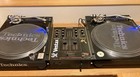 2x Technics Sl-1200mk5g Dj Turntables 30th Anniversary Pair   Sh-ex1200 Mixer