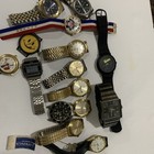 Lot Of 15 Mens Watches For Repair   Parts  All Untested - Need Battery  As Is