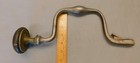 Mathieson Antique Brace Iron W  Rosewood Head   Heart Button Auger Bit Drill