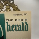 Vintage Choir Herald September 1967 Organ Choir Hymns Songbook Sheet Music Usa