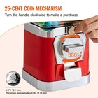 17 h Gumball Machine Vending Coin Bank Vintage Candy Dispenser Pc Red