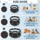 Portable Pet Playpen For Small Dogs   Cats  Foldable Puppy Safety Pen With Re   