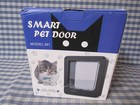 Smart Pet Door With 2 Rfid Collars Keys 4 Way Locking  open Box  Free Shipping 