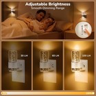 Led Night Lights Plug Into Wall 2 Pack  3000k Plug In Night Light Brightness    