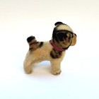 1950s Steiff Dog Stuffed Animal   Bully Bulldog  Jr