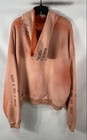 Paly Men s Hollywood Sddn Wsdm Hoodie Orange Distressed Graphic Usa Sz Xs s
