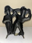 Rare Vintage Cast Iron Doorstop Laurel   Hardy Collectable Doorstop 10 5    Tall