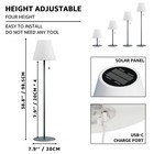 Outdoor Floor Lamp Solar Lamps Outdoor Waterproof smart Cordless Floor Lamp W   