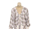 Free People Fallin For Flannel Romper S P Women Casual Plaid Jumpsuit New 42122