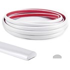 0 Ft Peel And Stick Trim For Backsplash Tile Edge  Self 10 Feet 1 White