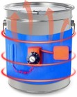 5 Gallon Metal Drum Heater Barrel Band 800w For Swamp Bucket Boiler  Honey Pail