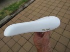Vintage Old School Bmx Velo Vl-110 Free Style White Saddle Seat Nos
