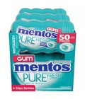 Mentos Pure Fresh Sugarfree Chewing Gum With Xylitol  Wintergreen 6-pack Of 50