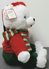 Walmart Teddy Bear Snowflake Teddy Boy 2013 Dan Dee White With Stripes
