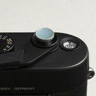 Camera Soft Shutter Release Button 10mm Glossy Blue Gray W  Brass   Srb-gbg-l